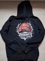Zwarte trui met kap voetbal heren, Ophalen, Maat 52/54 (L), Zwart