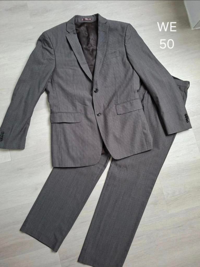 Très joli costume pour homme à lignes WE taille 50, Enlèvement ou Envoi, Taille 48/50 (M)
