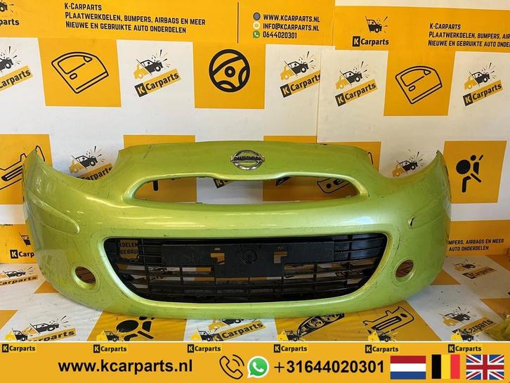Voorbumper Nissan Micra K13 Facelift PDC 2013-2015 origineel, Auto-onderdelen, Carrosserie, Bumper, Voor, Gebruikt