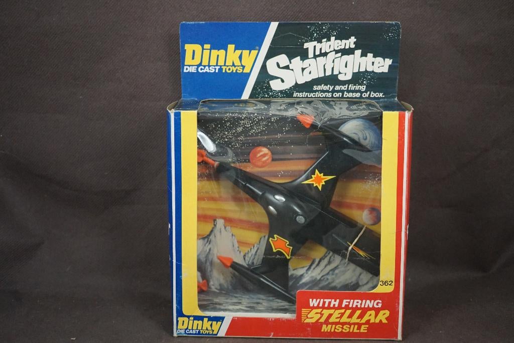 Vaisseau spatial Dinky Toys Starfighter - TOP vintage, Antiquités & Art, Enlèvement ou Envoi