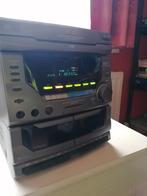 Akai stereoketen - 3x CD - 2x cassette - 60W, Enlèvement, Utilisé, Haut-parleurs, Akai