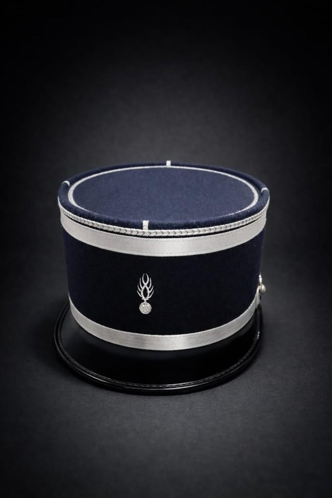 Machinaal geborduurde kepi - Maréchal des Logis-Chef, Verzamelen, Militaria | Algemeen, Ophalen of Verzenden, Rijkswacht, Helm of Baret