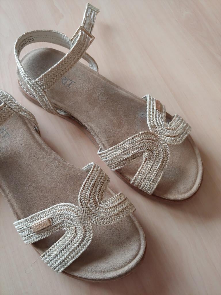 Sandalen Esprit maat 38, Kleding | Dames, Beige, Ophalen of Verzenden, Zo goed als nieuw, Esprit