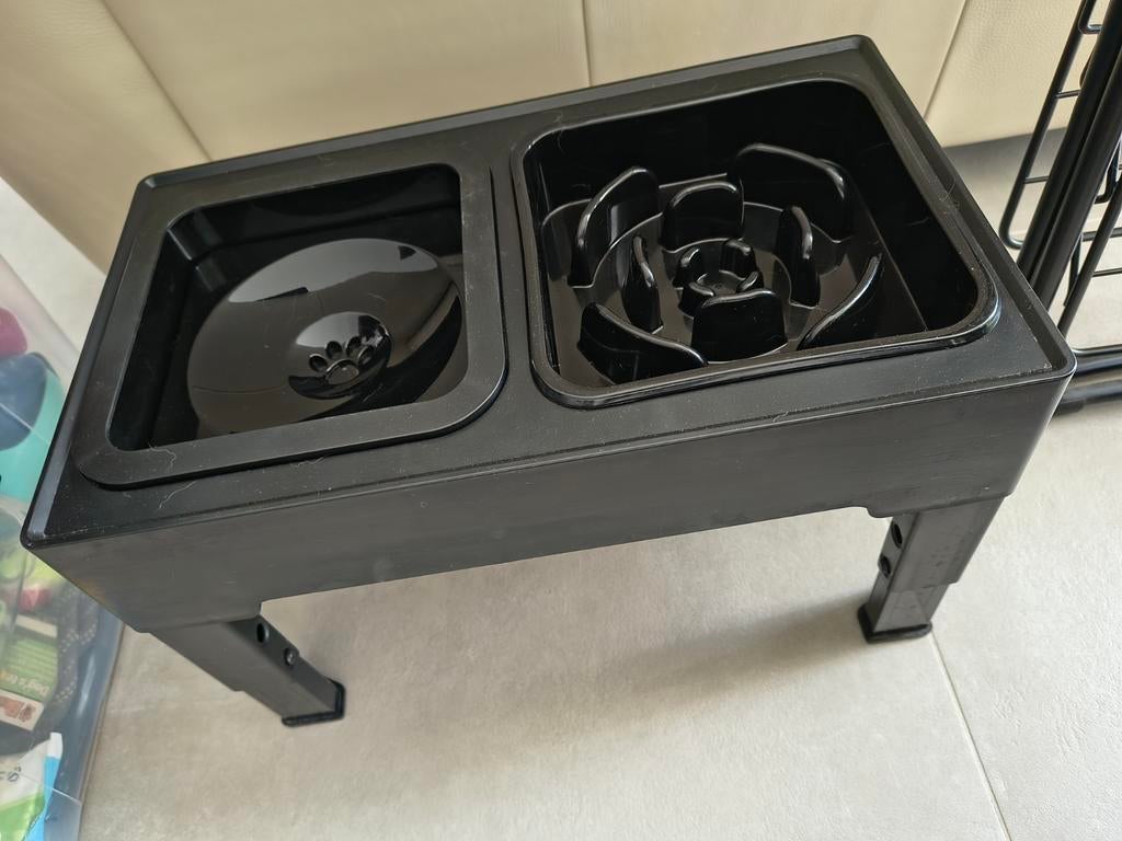 Verstelbare voer- en drinkbak voor honden, Ophalen, Verstelbaar