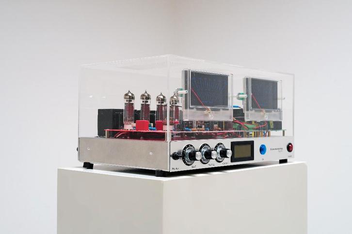 BUIZENVERSTERKER - HOBBY - DESIGN VINTAGE LOOK VANAF 690euro, TV, Hi-fi & Vidéo, Amplificateur à lampes, Amplificateur, Enlèvement