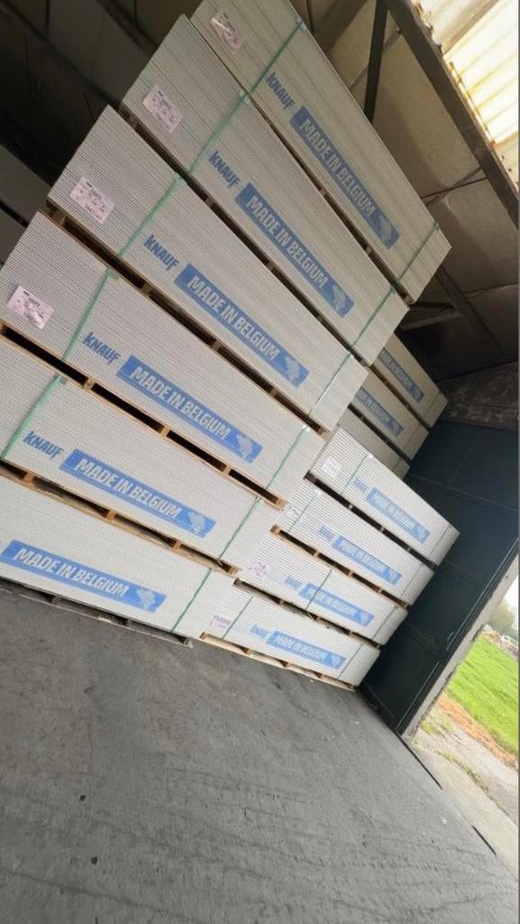 ‼️PLAQUE DE PLATRE DE MARQUE GYPROC & KNAUF EN PROMO‼️, Bricolage & Construction, Neuf, INFOBricoquievrain@gmail.com, Enlèvement
