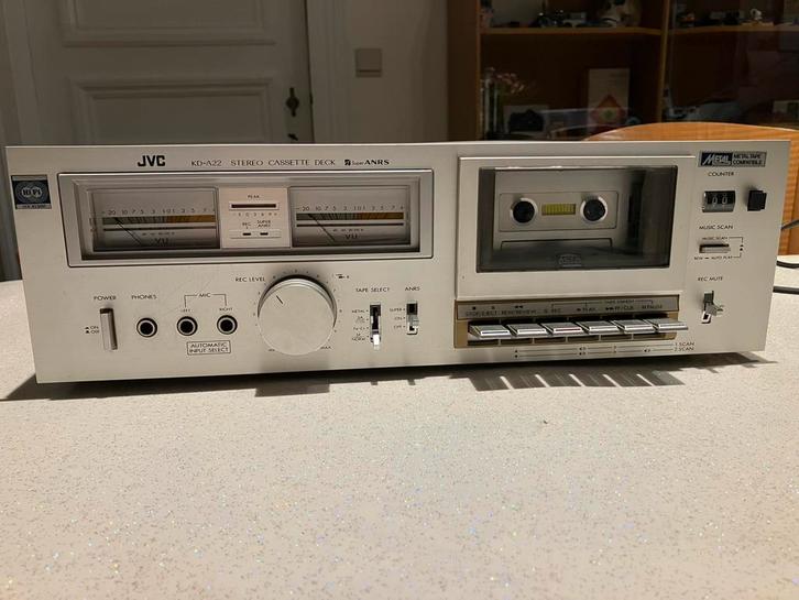 Lecteur deck cassette JVC KD-A22, Audio, Tv en Foto, Cassettedecks, Enkel, JVC, Ophalen