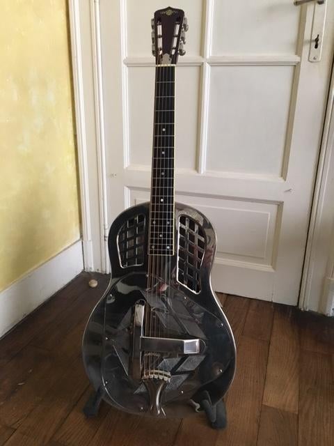 Tricone Continental CS1, Musique & Instruments, Enlèvement, Utilisé, Avec valise