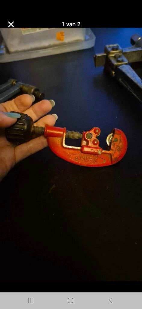 Virax buizensnijder, Ophalen