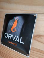 Plaque émaillée Orval, Enlèvement ou Envoi, Comme neuf, Panneau, Plaque ou Plaquette publicitaire, Autres marques