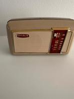 Ancienne radio portable Optalux 1960, TV, Hi-fi & Vidéo, Radios, Enlèvement ou Envoi, Utilisé, Radio