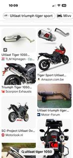 Ik zoek een Uitlaat tiger 1050, Particulier