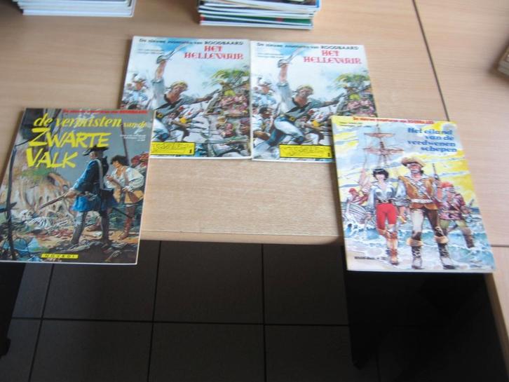 Roodbaard : 4 albums in eerste druk., Boeken, Stripverhalen, Gelezen, Meerdere stripboeken, Ophalen of Verzenden