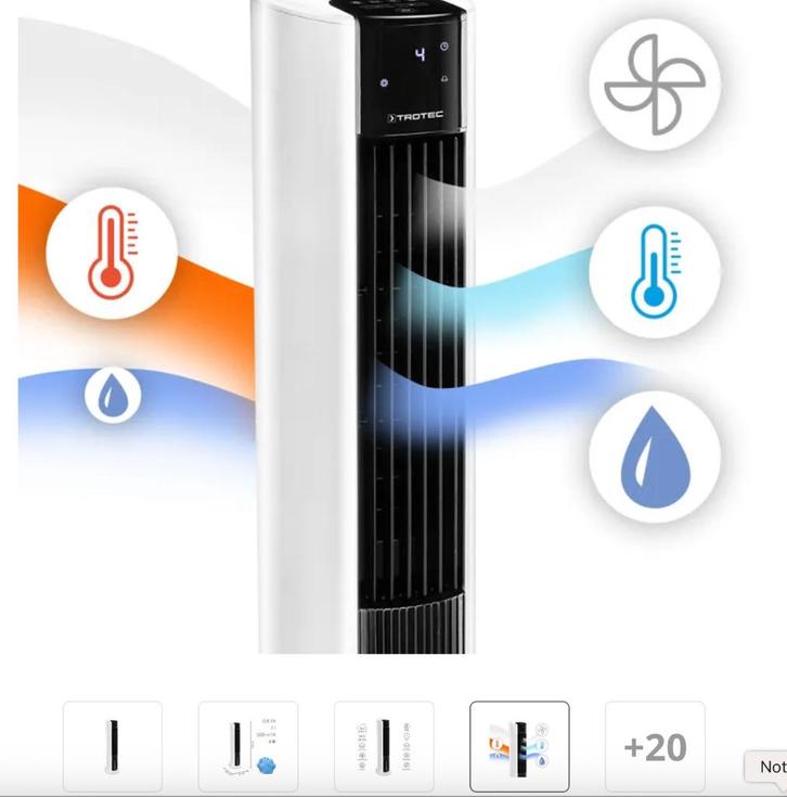 2x Luchtkoeler 3-in-1 (50m²) – bijna nieuw – €100 voor 2! ️, Electroménager, Climatiseurs, Comme neuf, Climatiseur mobile, 100 m³ ou plus grand