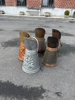 Antieke koolemers te koop In zink en koper, Antiek en Kunst, Ophalen