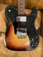 Fender Telecaster 1974 custom sunburst, Enlèvement, Utilisé, Solid body, Fender