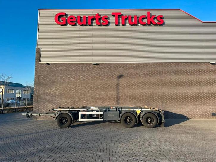 Kempf 3 ASSIE CONTAINER AANHANGER (bj 2023), Auto's, Vrachtwagens, Aanhangers en Opleggers, Overige brandstoffen, Zilver of Grijs