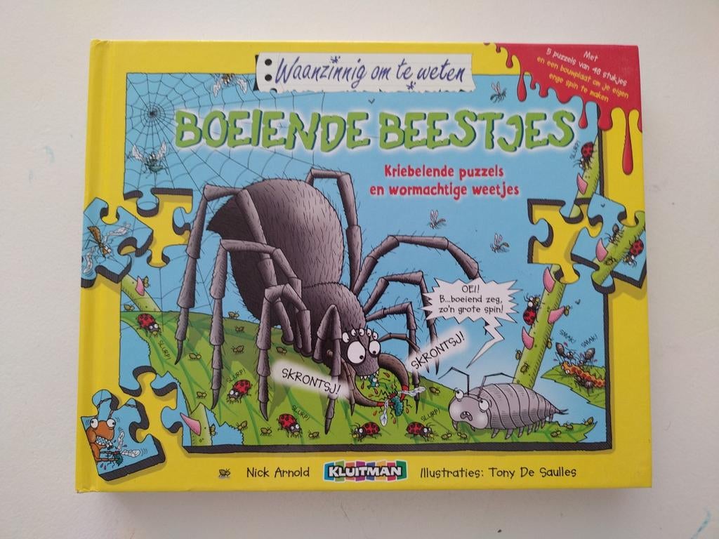 Puzzelboek Boeiende beestjes (Nieuw), Ophalen of Verzenden