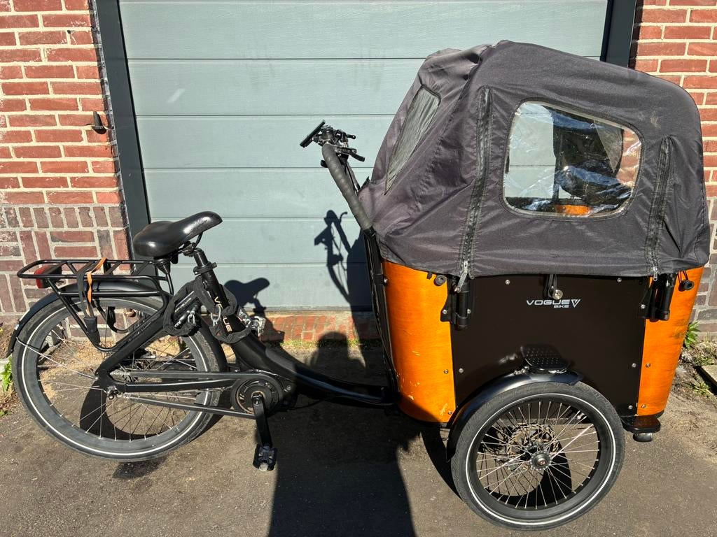 Vogue superior deluxe middenmotor bakfiets, bezorgen kan, Enlèvement ou Envoi, Comme neuf, 4 enfants ou plus, Électrique