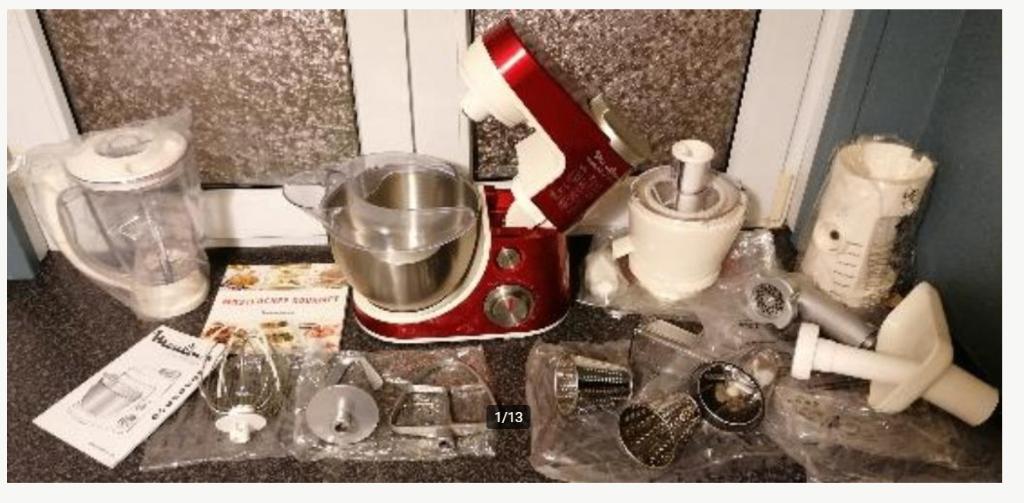 Robot Moulinex masterchef gourmet complet avec centrifugeuse, Neuf, Résiste au lave-vaisselle, Enlèvement, 3 vitesses ou plus