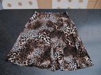 rok medium, bruintinten luipaard, A- lijn, Kleding | Dames, Ophalen of Verzenden, Gedragen, Maat 38/40 (M), Bruin