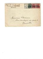 brief naar Brussel WOI, Verzamelen, Postkaarten | België, Ophalen of Verzenden