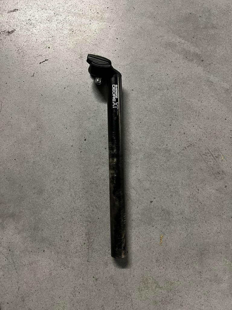 Tige de selle shimano deore xt, Vélos & Vélomoteurs, Enlèvement, Utilisé, Selle, Aluminium