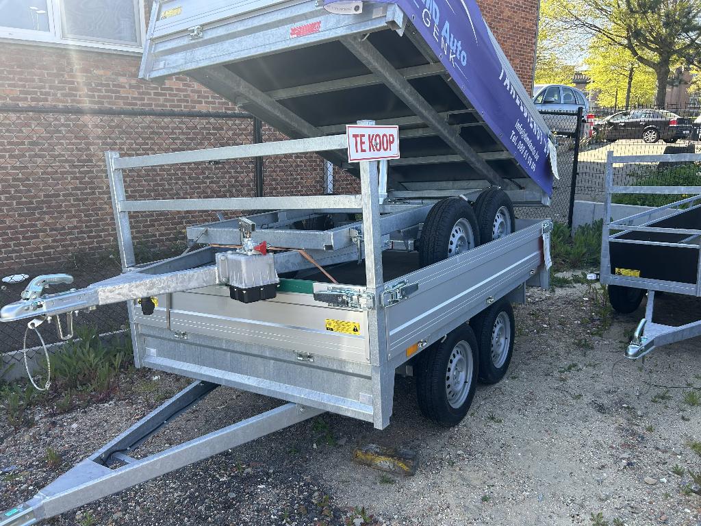 aanhangwagen dubbalasser + kipper twins trailers, Ophalen, Nieuw