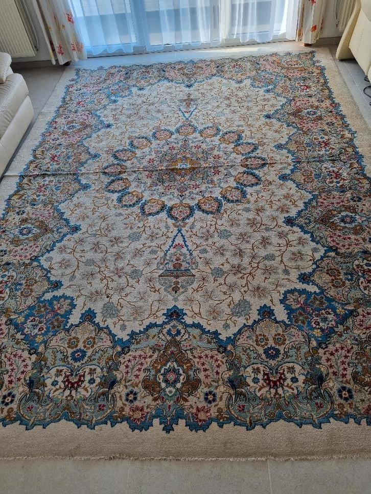 Grand tapis persan KERMAN 4 X 3 M, Antiquités & Art, Tapis & Textile, Enlèvement