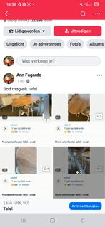 Eettafel, Huis en Inrichting, Ophalen, Zo goed als nieuw, Eikenhout