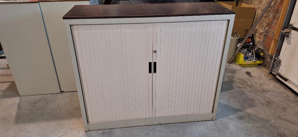 Archiefkast laag met roldeuren, Huis en Inrichting, Kasten | Roldeurkasten en Archiefkasten, Ophalen, Gebruikt, 100 tot 150 cm