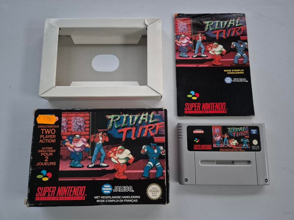 Super nintendo game 16b Rival turf, Games en Spelcomputers, Games | Nintendo Super NES, Ophalen