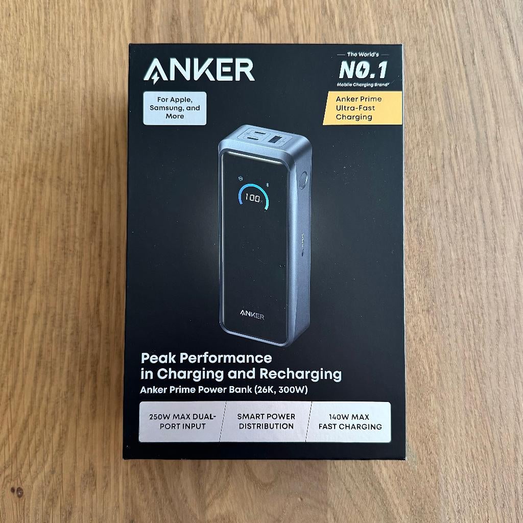 Anker Prime 26K (300W) — Neuve, Télécoms, Batteries externes, Enlèvement ou Envoi, Neuf, Anker