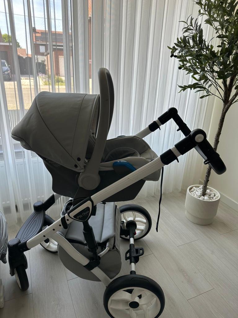 P’tit Chou Solido Grey Sport 3 in 1, Kinderen en Baby's, Kinderwagens en Combinaties, Zo goed als nieuw, Combiwagen, Overige merken