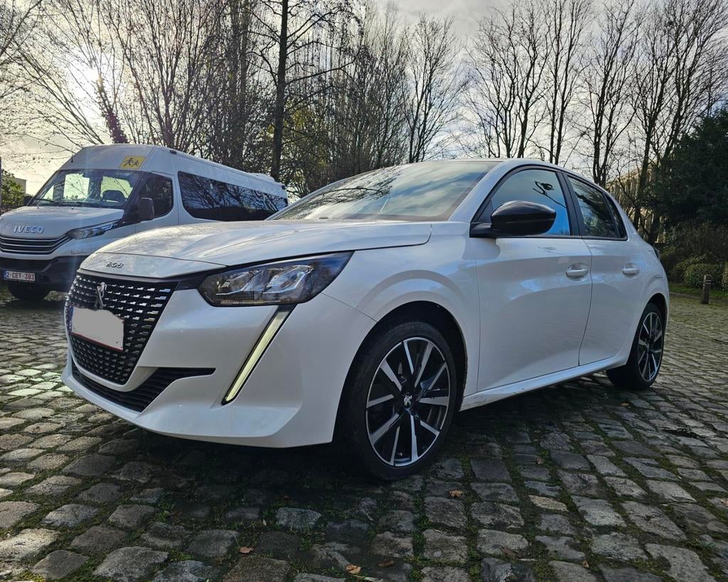 Peugeot 208 55.000 km, Stof, Parkeersensor, Wit, 5 deurs