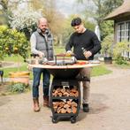 BBQ Plancha Companero XXL  Blackline avec rangement à bois, Enlèvement ou Envoi, Neuf, RJRoyal Living, Avec accessoires