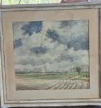 Aquarel Paul van Dessel, Antiek en Kunst, Ophalen