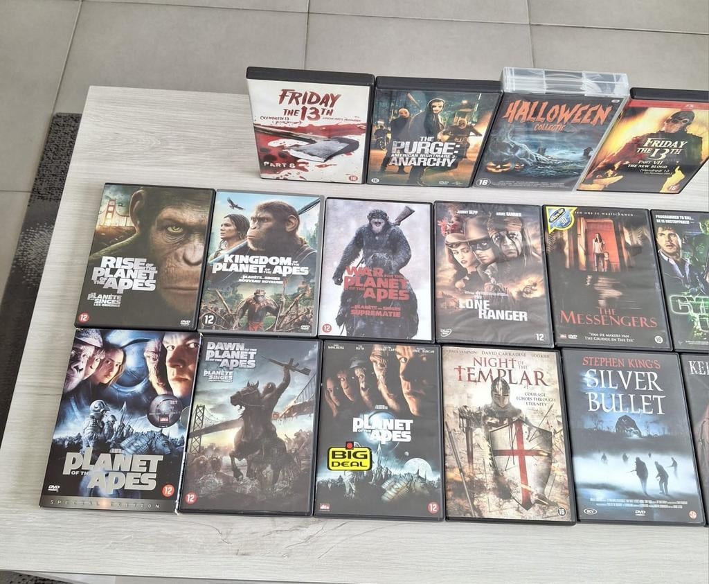 Horror collectie in 1 lot, CD & DVD, DVD | TV & Séries télévisées, Enlèvement ou Envoi, Horreur