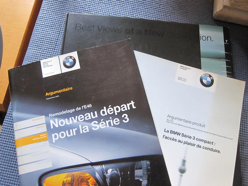bmw 3 catalogues E46 E36 compact youngtimer, Enlèvement ou Envoi, Utilisé