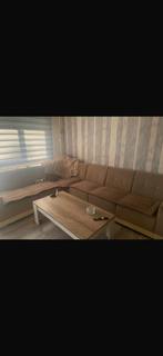 GRATIS!!!! Hoekzetel Taupe, Huis en Inrichting, Ophalen