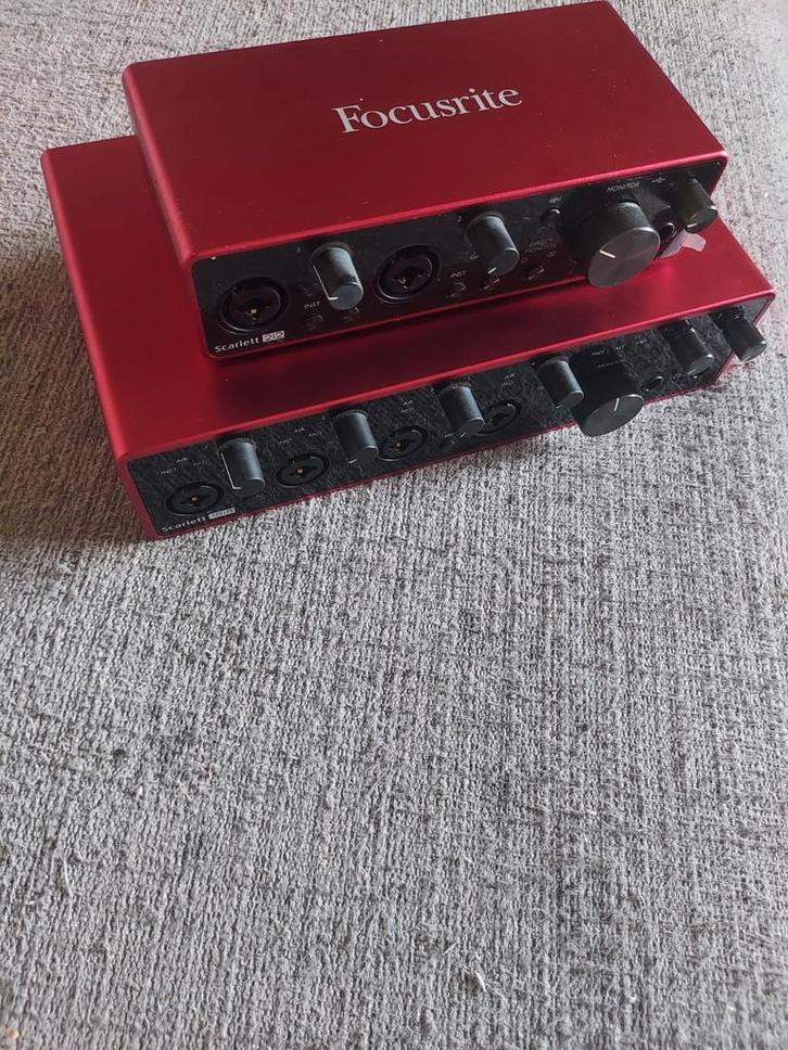 Focusrite Scarlet interface 18i8 plus 2i2, Informatique & Logiciels, Cartes son, Enlèvement