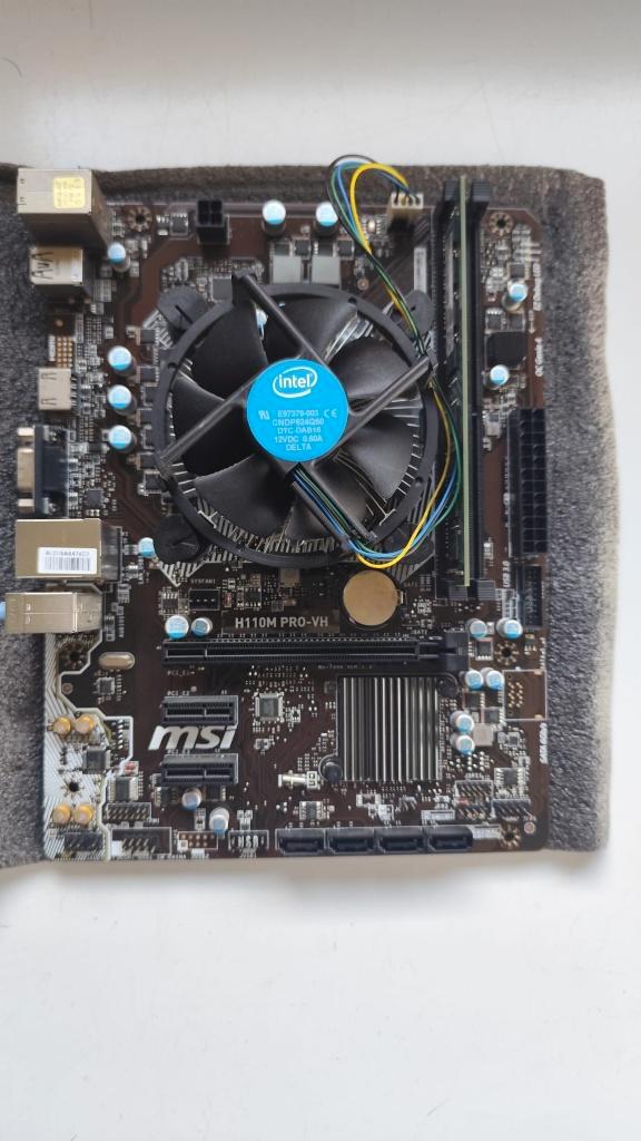 Moederbord, cpu ram ( compleet), Computers en Software, Moederborden, Gebruikt, Intel, DDR4, Ophalen