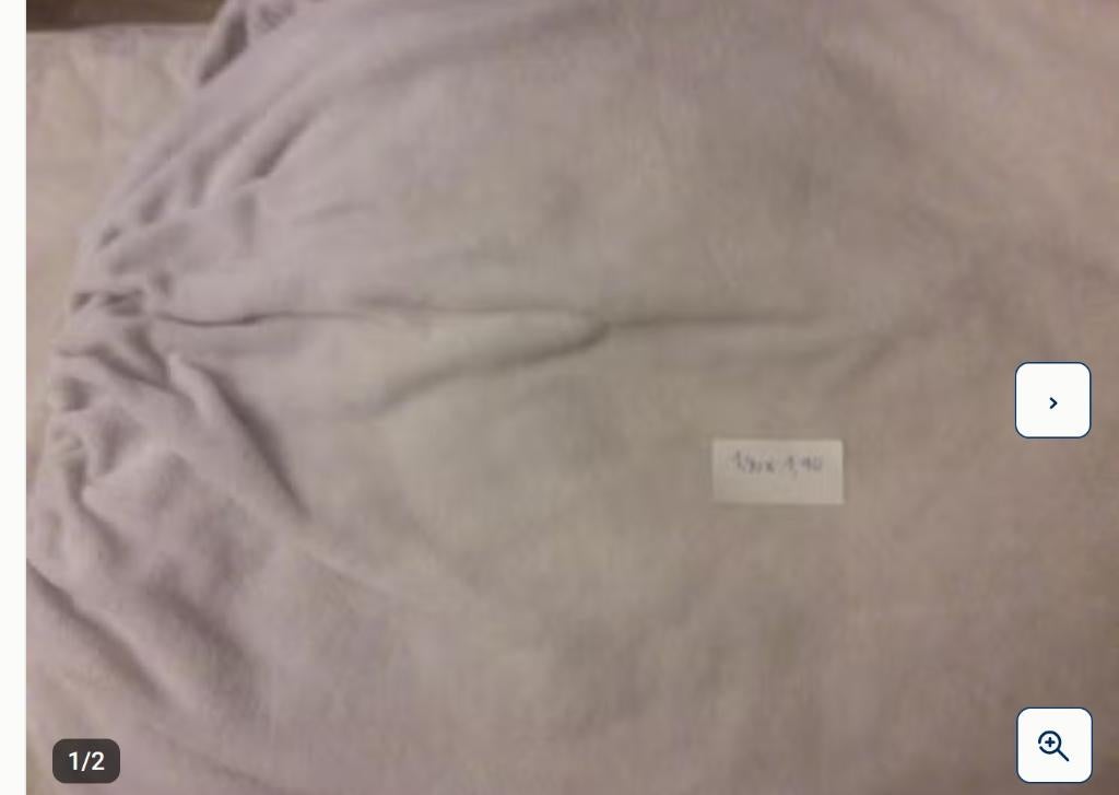 Drap-housse, Maison & Meubles, Drap-housse ou Taie d'oreiller, Gris, Enlèvement ou Envoi, Comme neuf