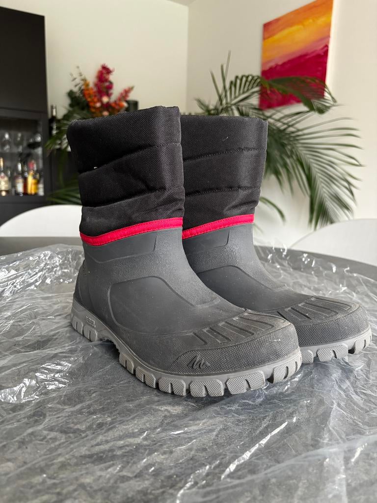 Waterdichte regen-/sneeuwbotten Decatlon, Ophalen, Grijs, Regenlaarzen, Zo goed als nieuw