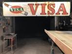 Emaille reclame bord VISA, Verzamelen, Ophalen, Reclamebord