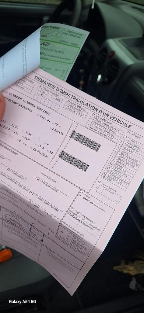 Prêt a immatriculé, Autos, Citroën, Particulier, Berlingo, Diesel, Enlèvement
