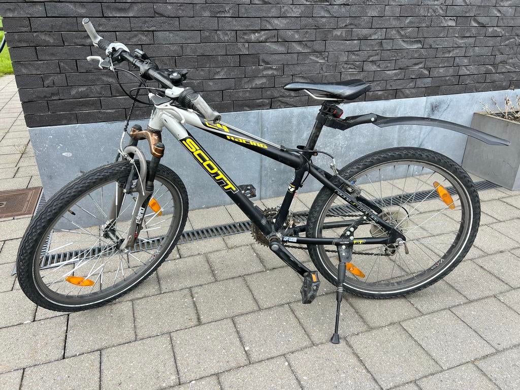 Mountainbike, Scott, 24 inch, zwart, Ophalen, Gebruikt, 24 inch, Versnellingen
