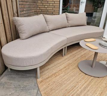 Japandi loungeset Latte Beige 280cm organisch beschikbaar voor biedingen