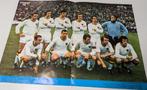 VOETBAL POSTER BELGIE RODE DUIVELS BEGIN SEVENTIES AFFICHE, Verzenden, Sticker