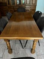 Table a manger chene massif, Enlèvement, Comme neuf, Chêne